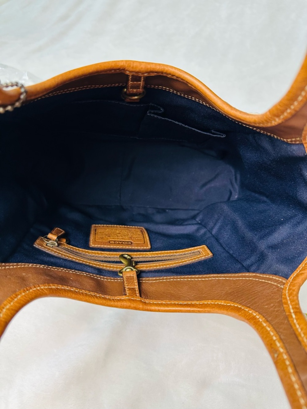 Vintage Coach Ergo Denim Patchwork Hobo Style Bag - Picture 11 of 11